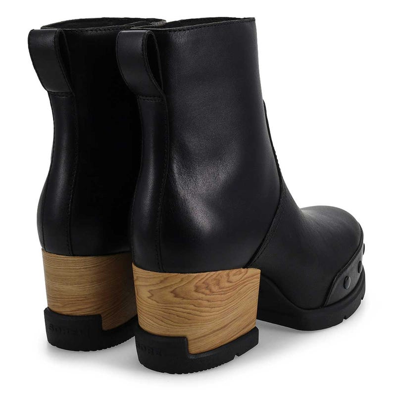 Women's Roam'N Zip Platform Waterproof Ankle Boot - Black/Black