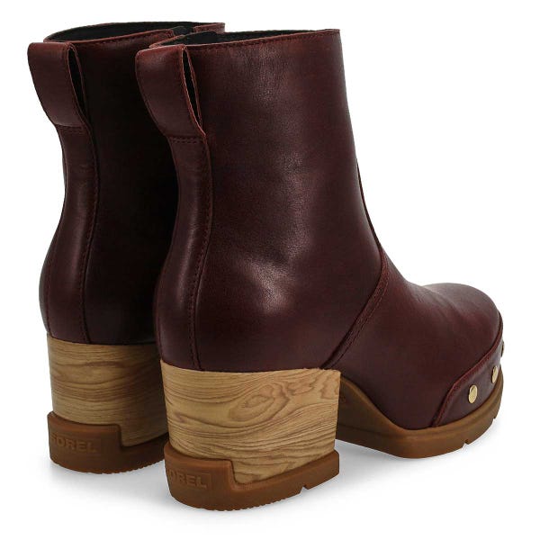 Women's Roam'N Zip Platform Waterproof Ankle Boot - Red Lodge/Gum