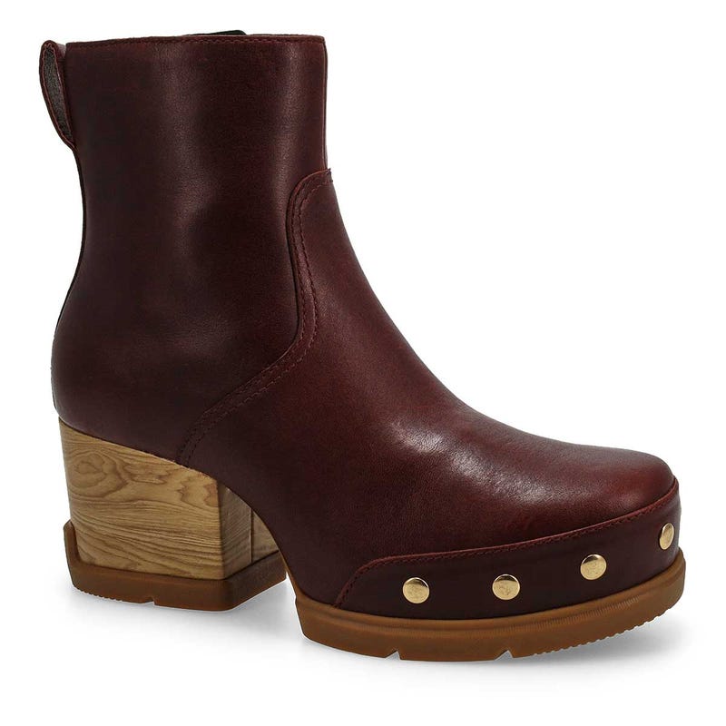 Women's Roam'N Zip Platform Waterproof Ankle Boot - Red Lodge/Gum