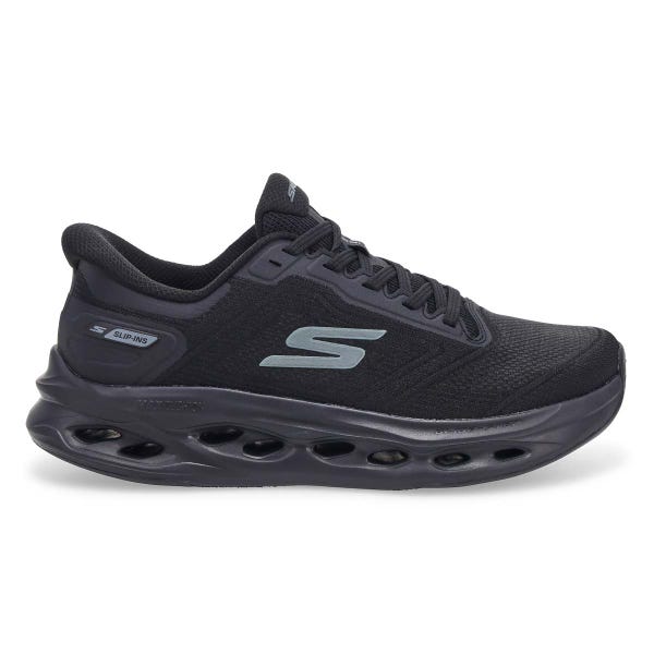 Men's Max Cushioning Glide Step Slip-Ins Performance Sneaker - Black/Black