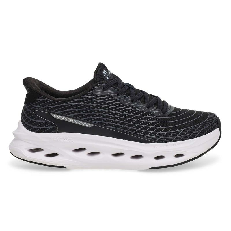 Espadrille de performance pour homme Max Cushioning Glide-Step Slip-Ins - noir/blanc