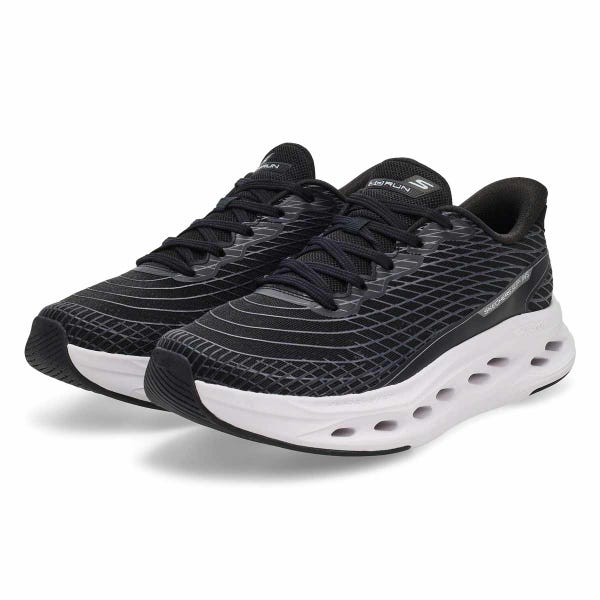 Espadrille de performance pour homme Max Cushioning Glide-Step Slip-Ins - noir/blanc