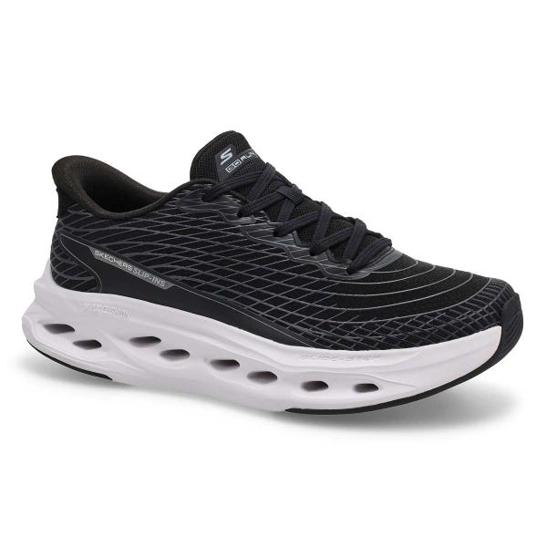 Espadrille de performance pour homme Max Cushioning Glide-Step Slip-Ins - noir/blanc