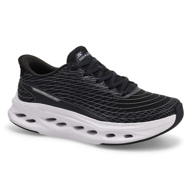 Espadrille de performance pour homme Max Cushioning Glide-Step Slip-Ins - noir/blanc