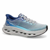 Baskets à enfiler MAX CUSHIONING GLIDE STEP SLIP-INS, gris/bleu, hommes