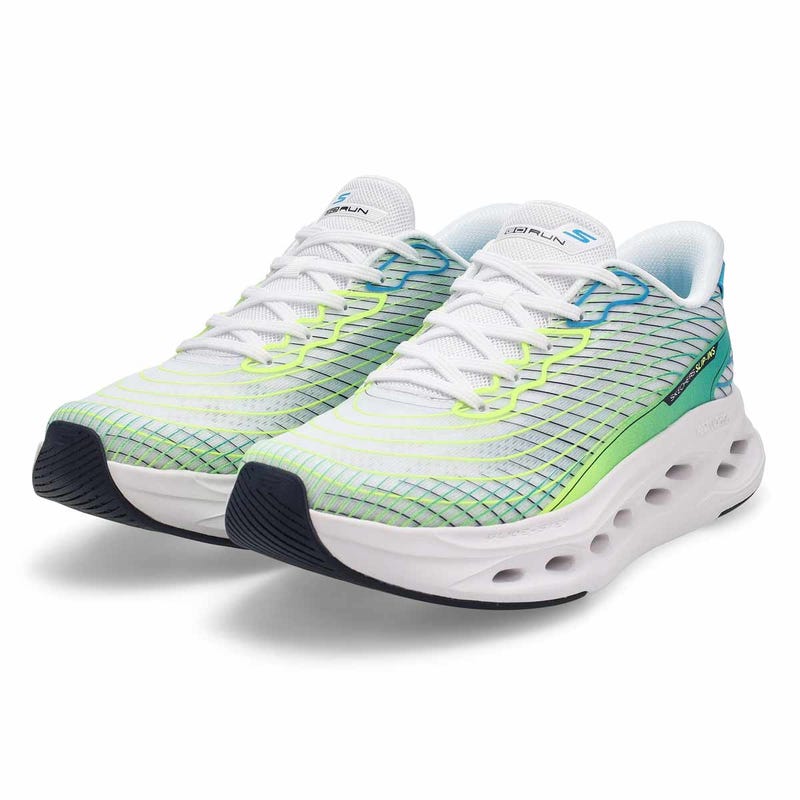 Baskets à enfiler MAX CUSHIONING GLIDE STEP SLIP-INS, blanc/vert, hommes