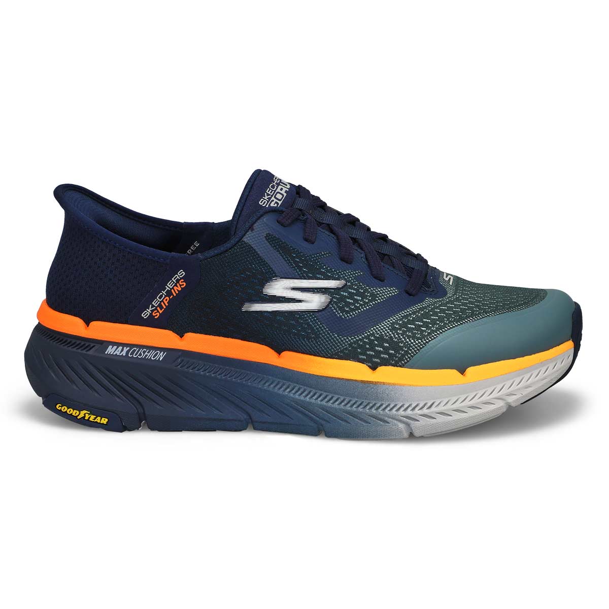 Men's Max Cushion Premier 2.0 Slip-Ins Sneaker - Navy/Orange