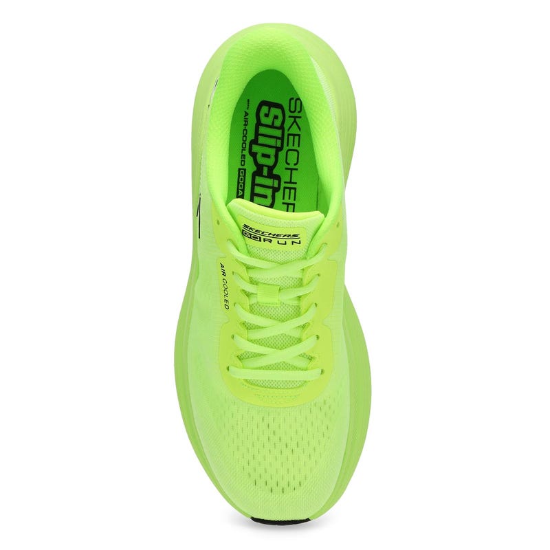 Baskets de performance à enfiler ENDEAVOUR EXCITON SLIP-INS, lime/noir/hommes