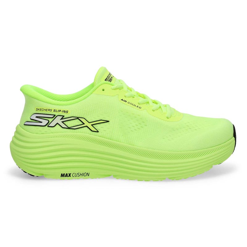 Baskets de performance à enfiler ENDEAVOUR EXCITON SLIP-INS, lime/noir/hommes