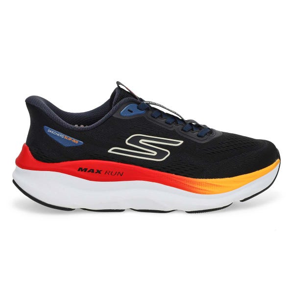 Men's Max Run Slip-Ins Performance Sneaker - Black/Multi