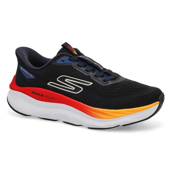 Men's Max Run Slip-Ins Performance Sneaker - Black/Multi