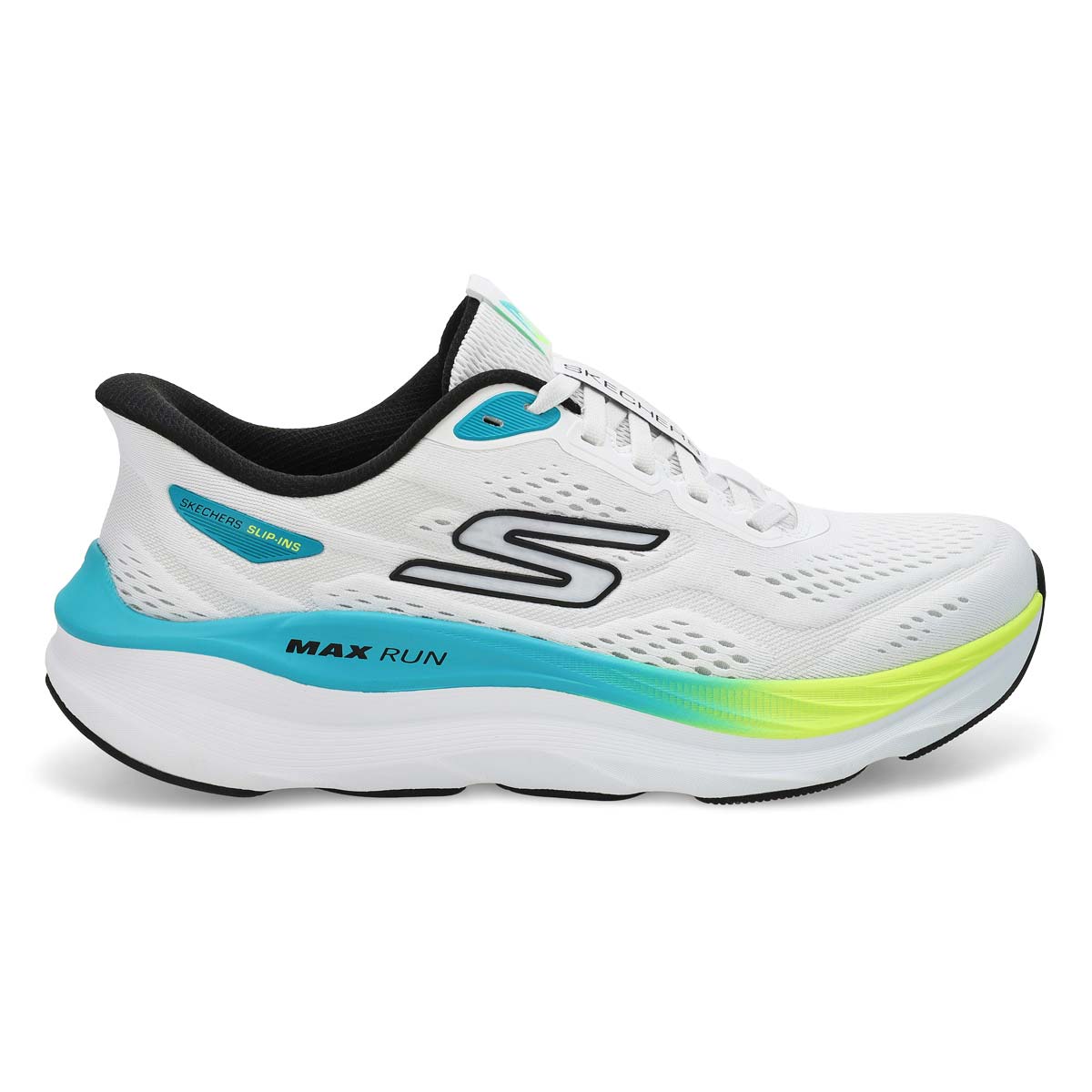 Men's Max Run Slip-Ins Performance Sneaker - White/Multi