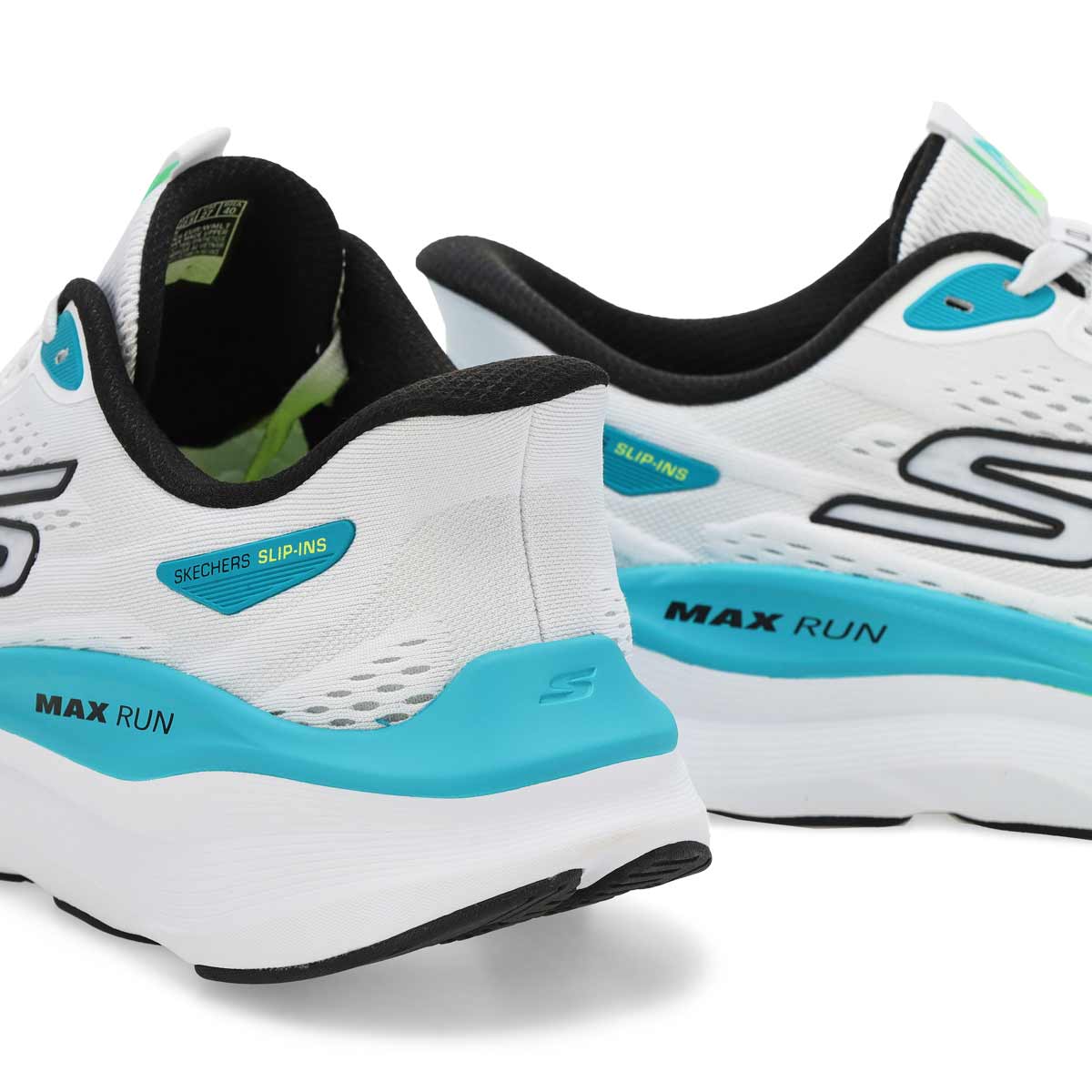 Men's Max Run Slip-Ins Performance Sneaker - White/Multi