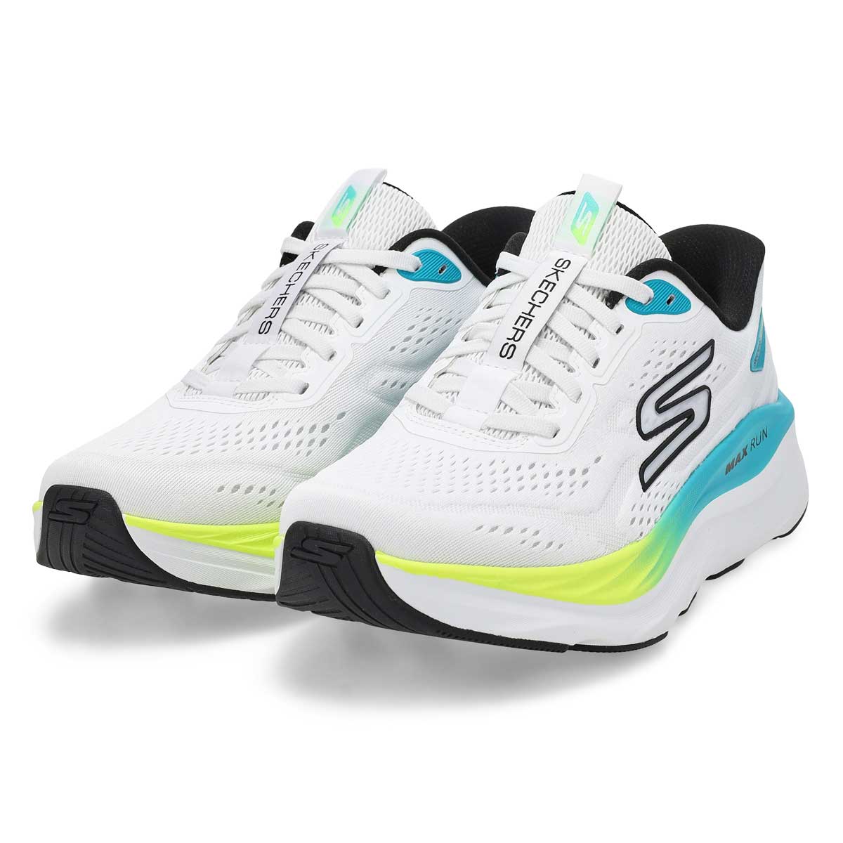 Men's Max Run Slip-Ins Performance Sneaker - White/Multi