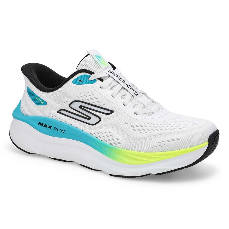 Men's Max Run Slip-Ins Performance Sneaker - White/Multi