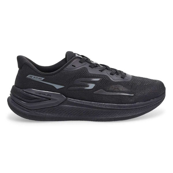 Espadrille performance Skechers Go Run Consistent Pro - High Cadence à enfiler - Noir/Noir