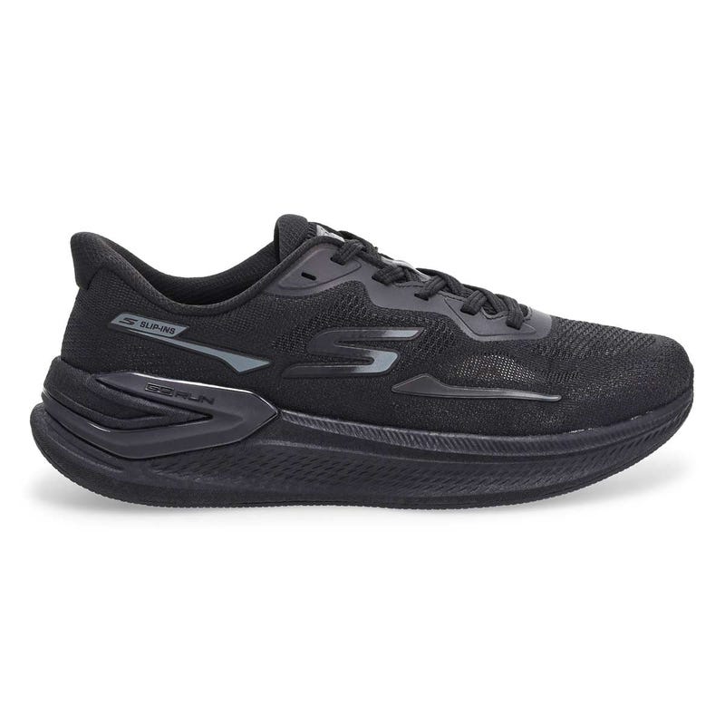 Espadrille performance Skechers Go Run Consistent Pro - High Cadence à enfiler - Noir/Noir