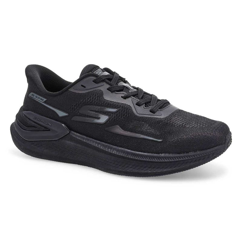 Espadrille performance Skechers Go Run Consistent Pro - High Cadence à enfiler - Noir/Noir