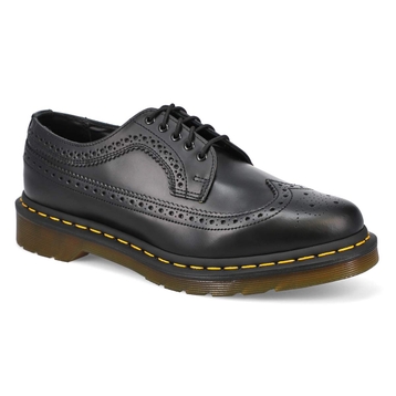 Derbys 3989 YELLOW STITCH, noir, hommes