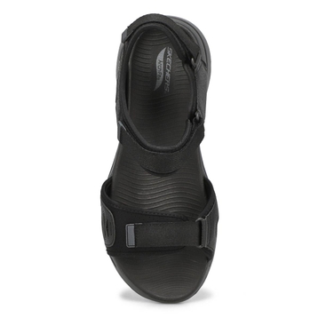 Men's Gowalk Arch Fit Wide Sandal - Black/Charcoal