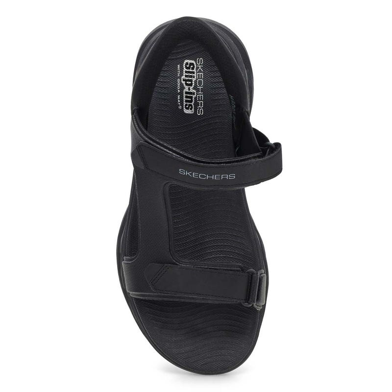Sandale sport à enfiler GO WALK GLIDE-STEP 2.0 SLIP-INS, noir/noir, hommes