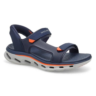 Sandale sport à enfiler GO WALK GLIDE-STEP 2.0 SLIP-INS, marine/orange, hommes