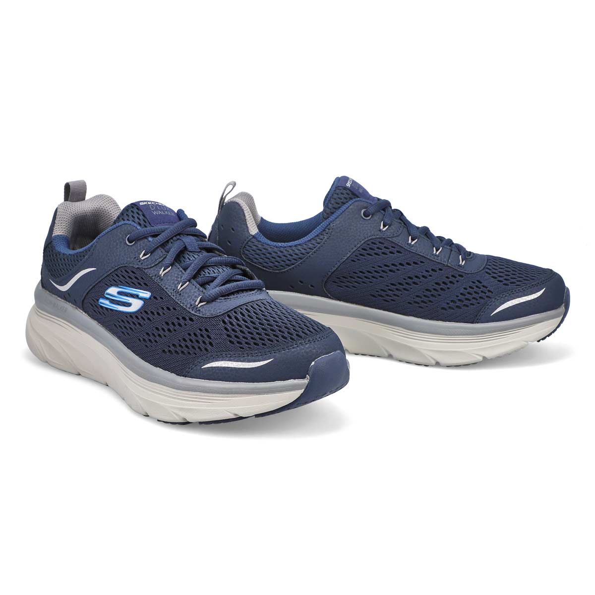 Skechers Men's D'Lux Walker Sneaker - Navy | SoftMoc.com