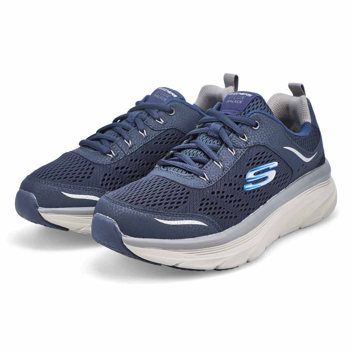 Skechers Men's D'Lux Walker Sneaker - Navy | SoftMoc.com