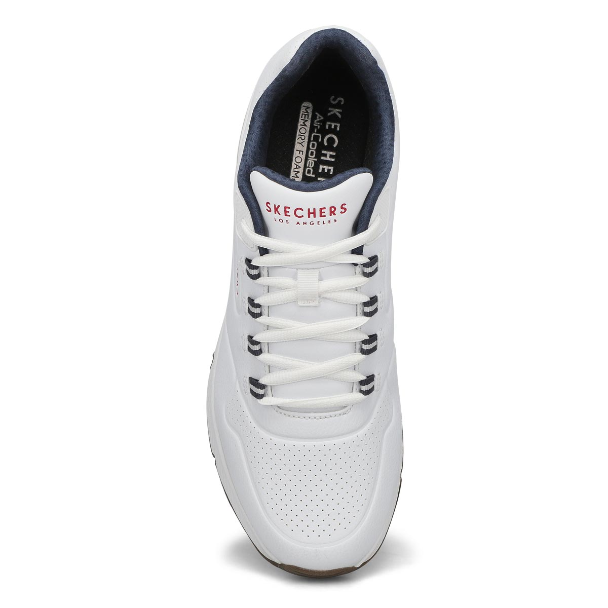 Espadrille mode UNO 2, blanc/marine/rouge, hommes