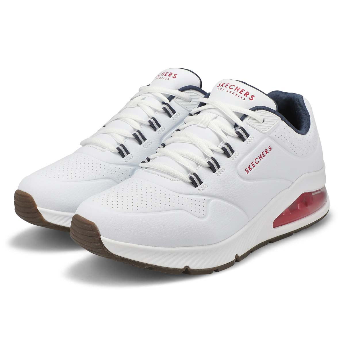 Espadrille mode UNO 2, blanc/marine/rouge, hommes
