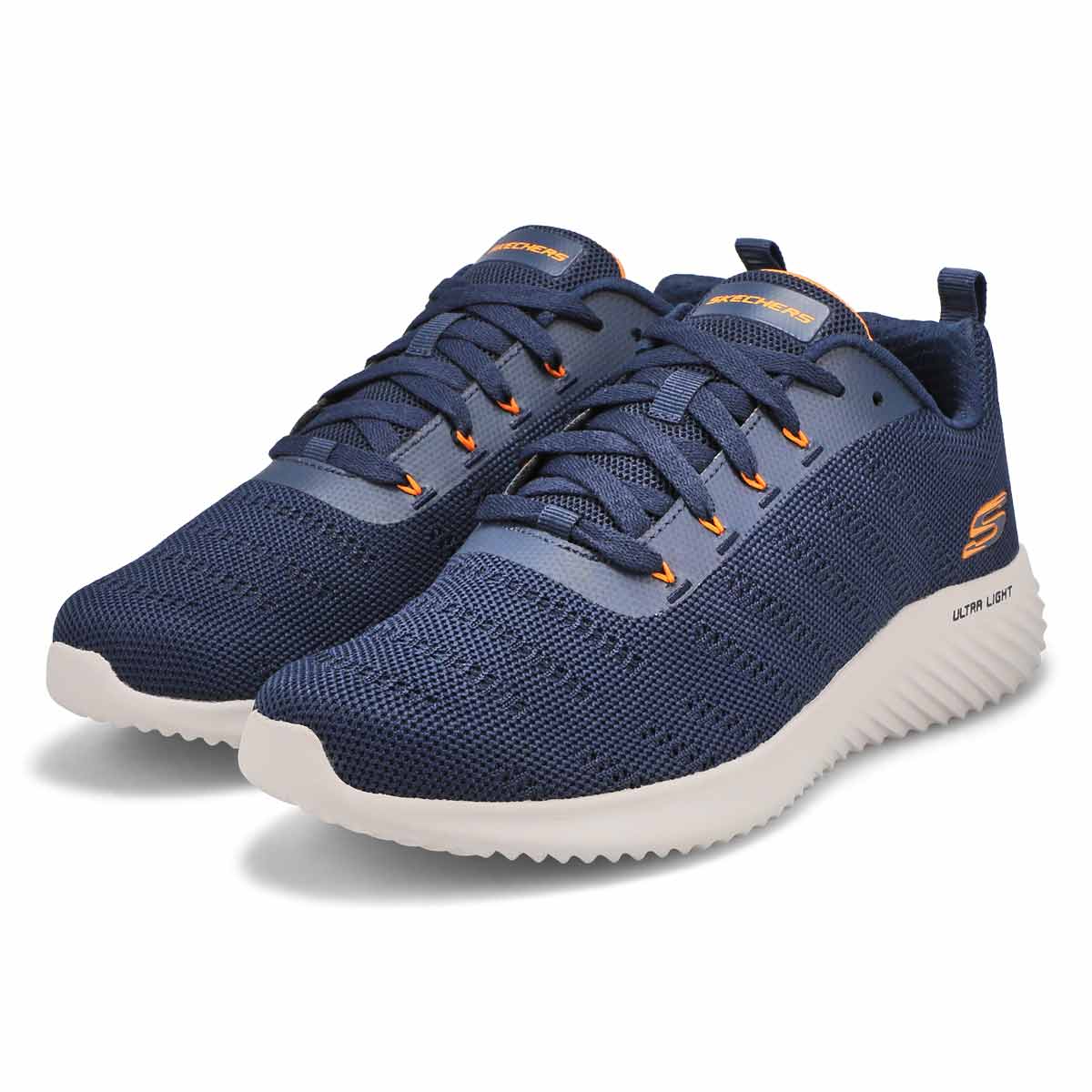 Men's Bounder Sneaker - Navy/Orange | SoftMoc.com