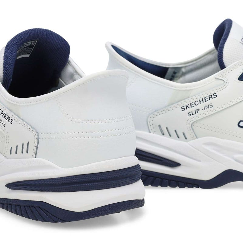 Baskets à enfiler DURHAM DELVOR SLIP-INS, blanc/marine, hommes - LARGE