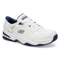 Baskets à enfiler DURHAM DELVOR SLIP-INS, blanc/marine, hommes - LARGE