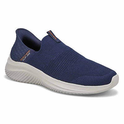 Mns Ultra Flex 3.0 Smooth Step Slip-Ins Sneaker - Navy