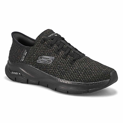 Espad. lacée Arch Fit, nr/nr, homme