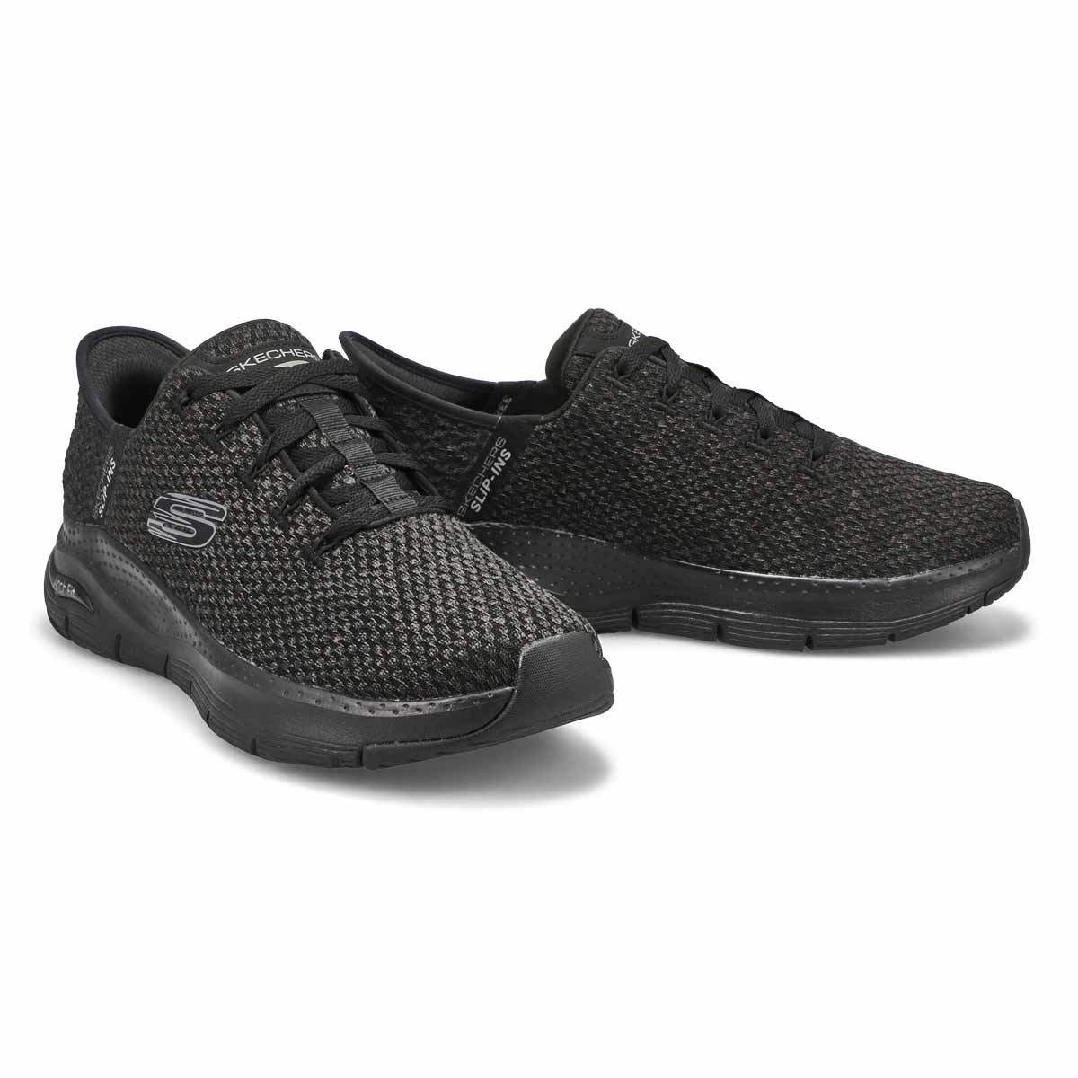 Skechers Men's Arch Fit Sneaker - Black /Blac | SoftMoc.com