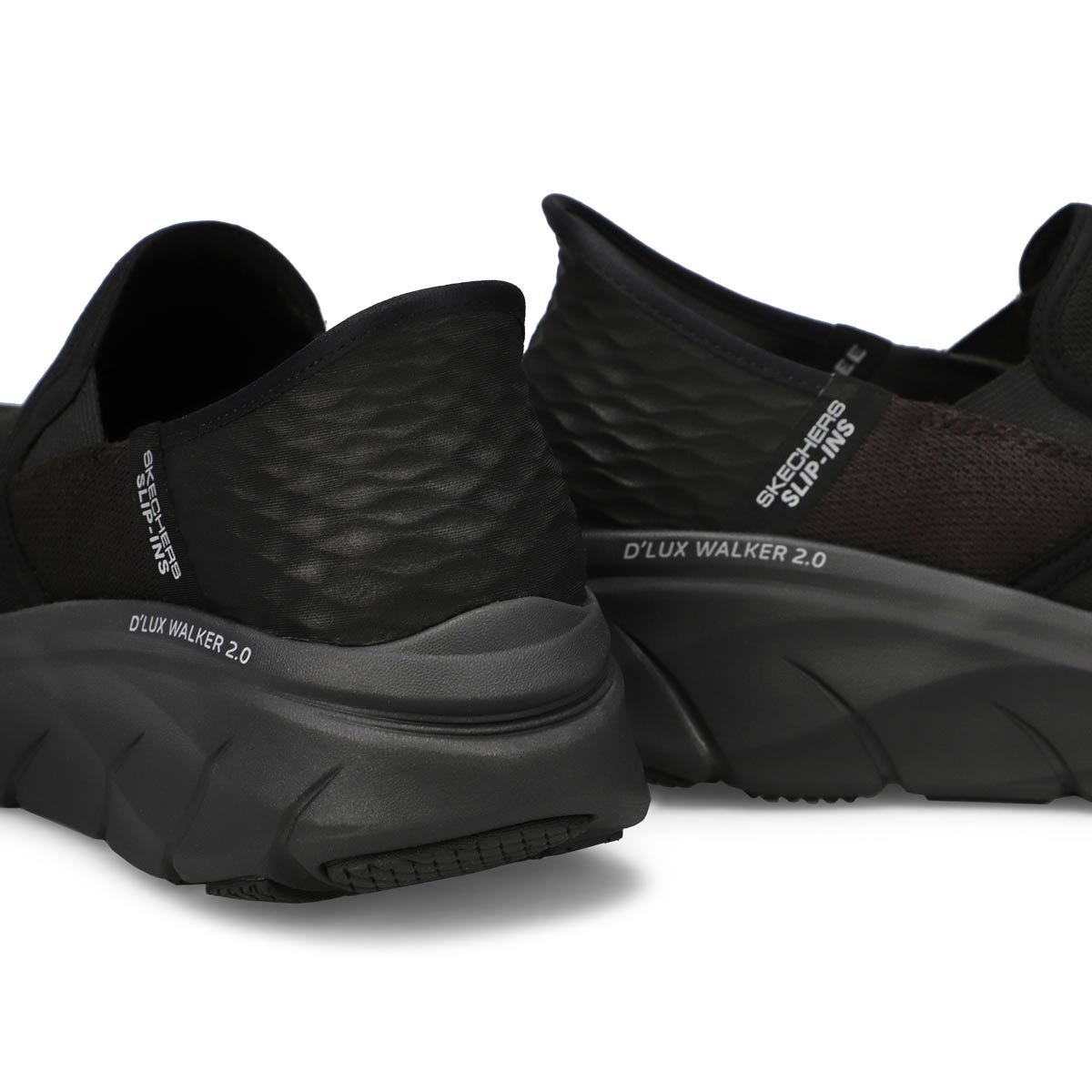 Men's D'Lux Walker 2.0 Reeler Slip-Ins Sneaker - Black/Black