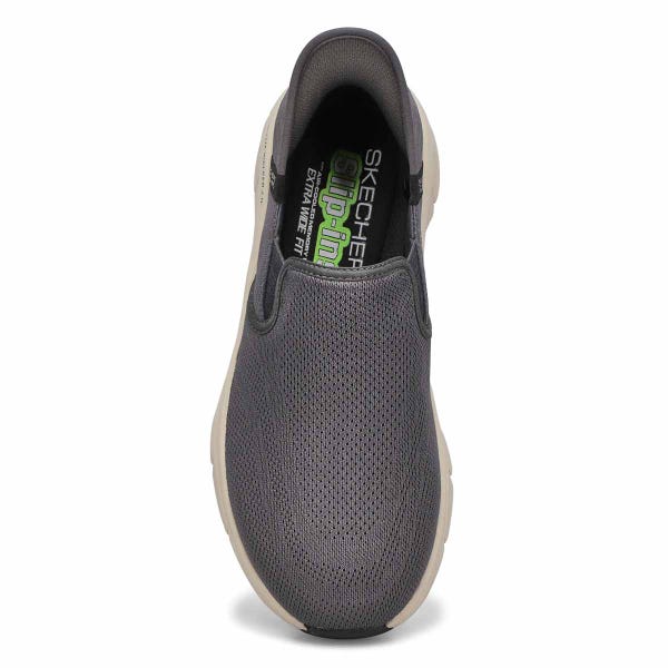 Men's D'Lux Walker 2.0 - Reeler Slip-Ins Wide Sneaker - Charcoal