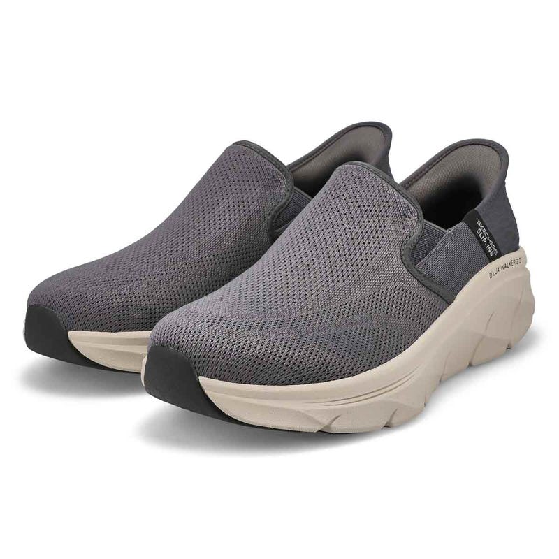Men's D'Lux Walker 2.0 - Reeler Slip-Ins Wide Sneaker - Charcoal