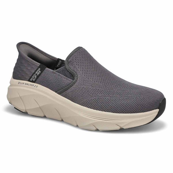 Men's D'Lux Walker 2.0 - Reeler Slip-Ins Wide Sneaker - Charcoal