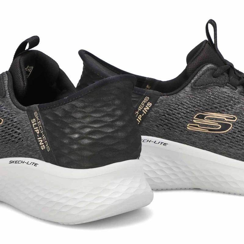 Baskets à enfiler SKECH-LITE PRO PRIME SLIP-INS, noir/gris, hommes
