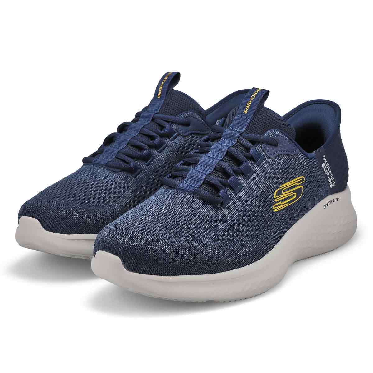 Men's Skech-Lite Pro Slip-Ins Sneaker - Navy/Yellow