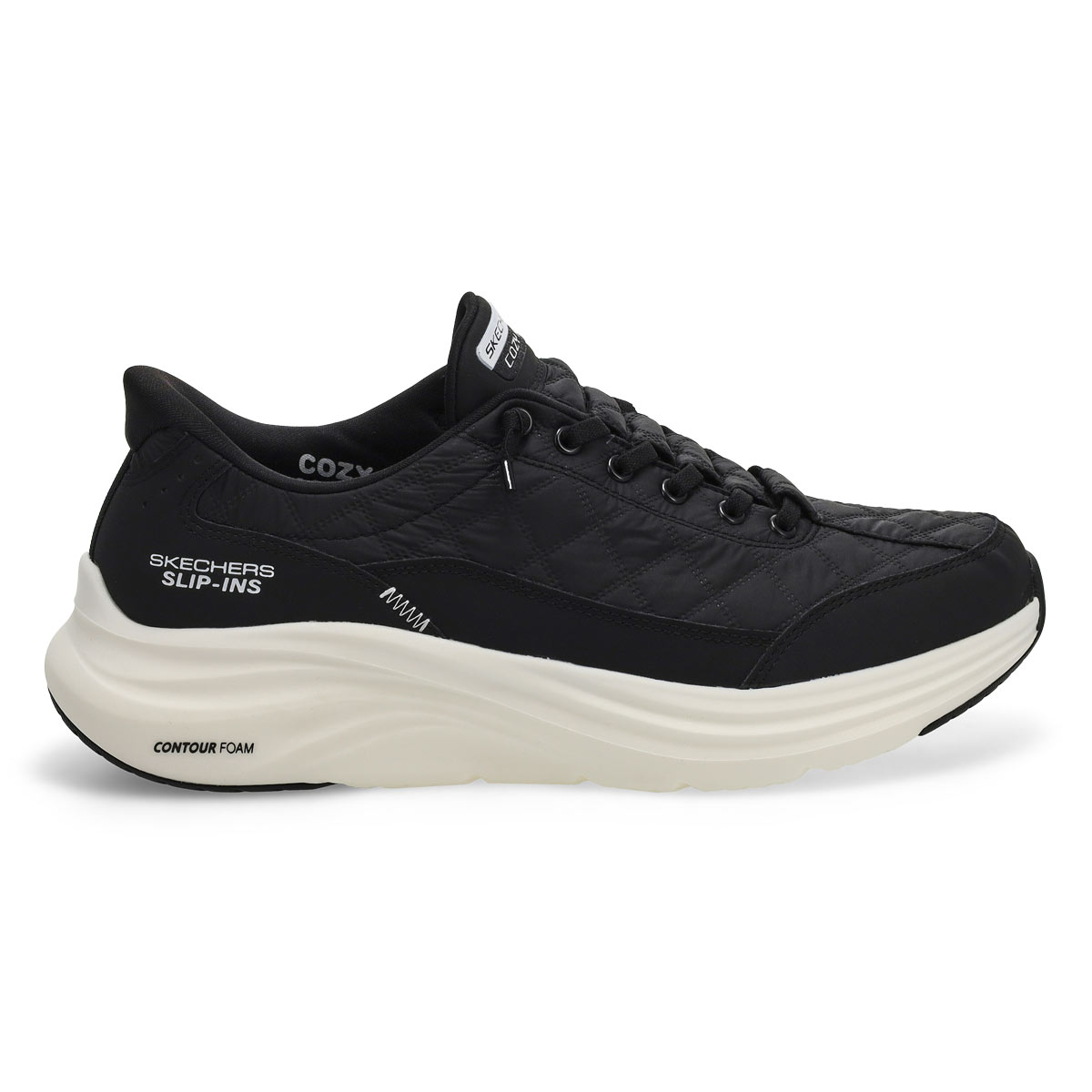 Men's Contour Foam Cozy Fit Slip-Ins Sneaker - Bla