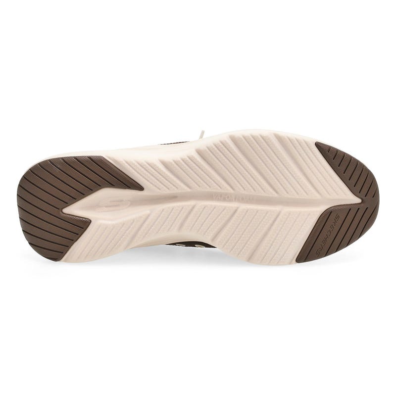 Espadrille pour homme Contour Foam Cozy Fit à enfiler - Naturel/Brun