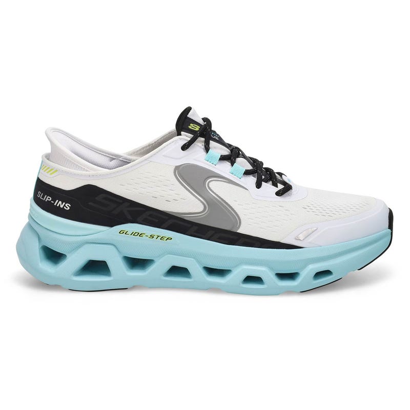 Men's Glide Step Altus Slip-Ins Sneaker - White/Blue