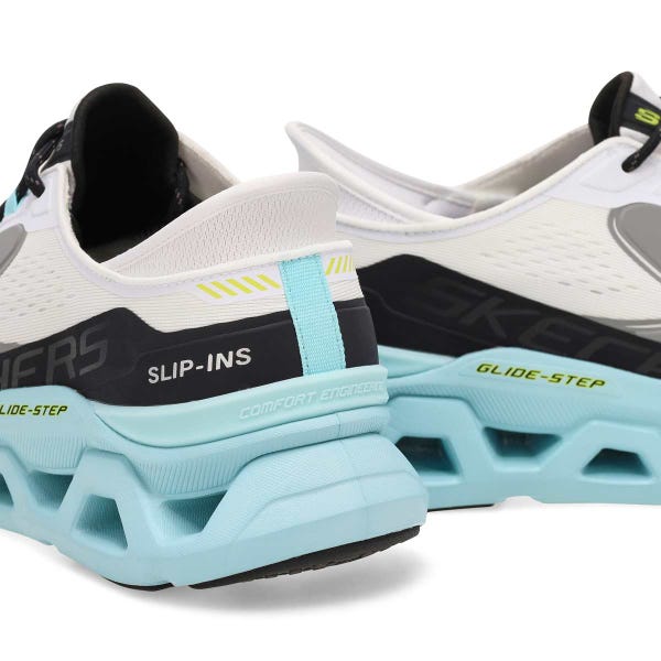 Men's Glide Step Altus Slip-Ins Sneaker - White/Blue