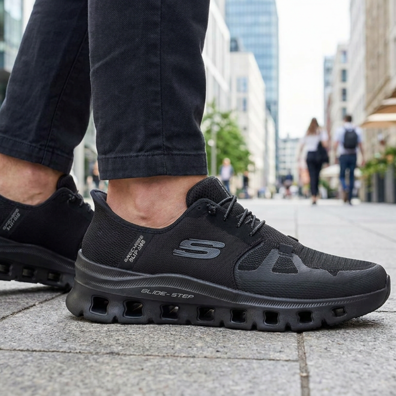 Baskets à enfiler GLIDE STEP PRO SLIP-INS, noir, hommes