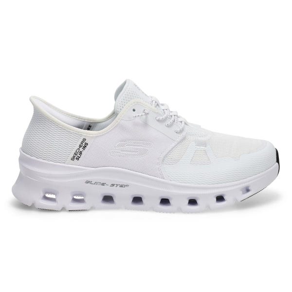 Espadrille à enfiler Glide Step Pro large pour hommes - Blanc