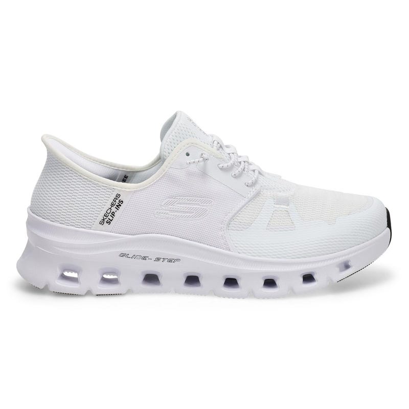 Espadrille à enfiler Glide Step Pro large pour hommes - Blanc