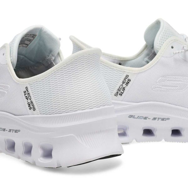 Espadrille à enfiler Glide Step Pro large pour hommes - Blanc